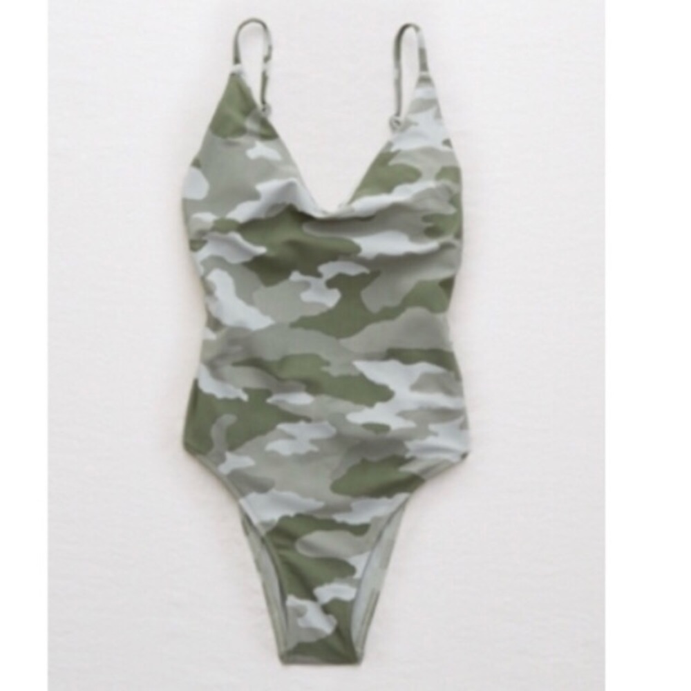 NWOT Aerie Camo One Piece - M